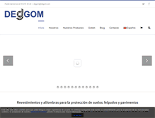 Tablet Screenshot of degom.com
